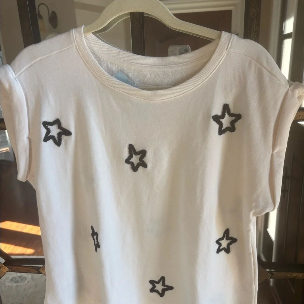 Lou & Grey White Star Kids T-Shirt - Picture 1 of 4